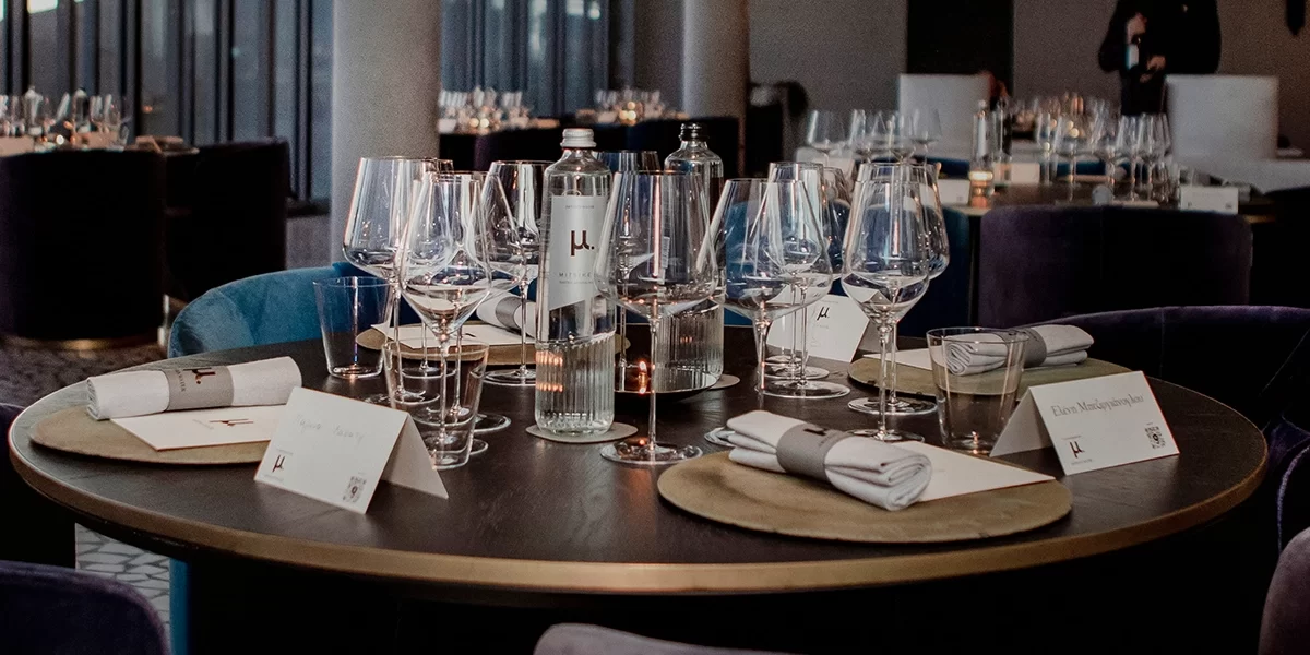 The premium m. Artisan Water, a Greek gastro – lifestyle water, came to elevate every taste experience